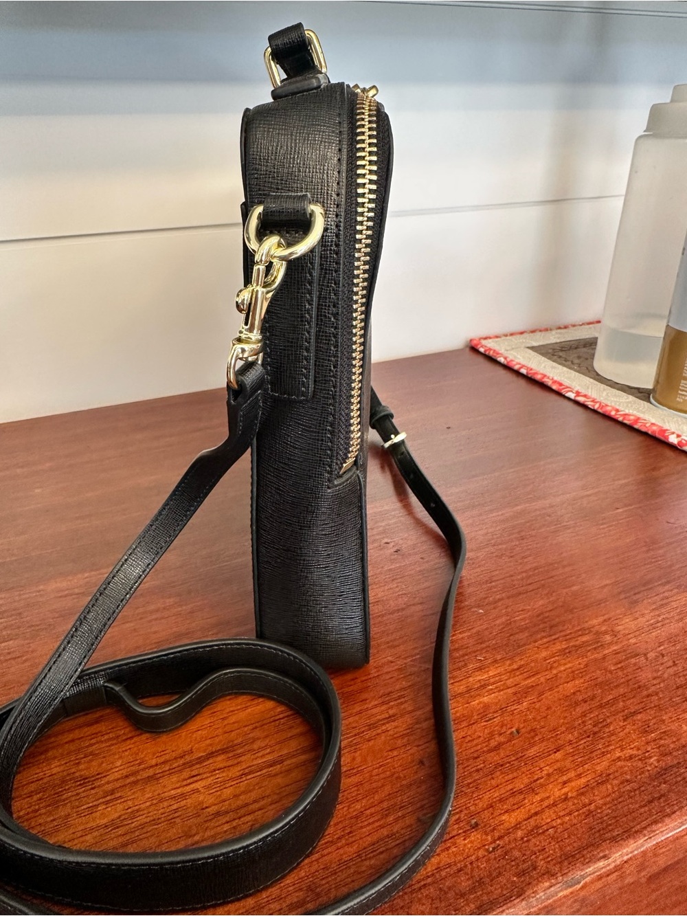 Coach Black Leather Top-Handle Messenger Crossbody - Picture 4 of 8